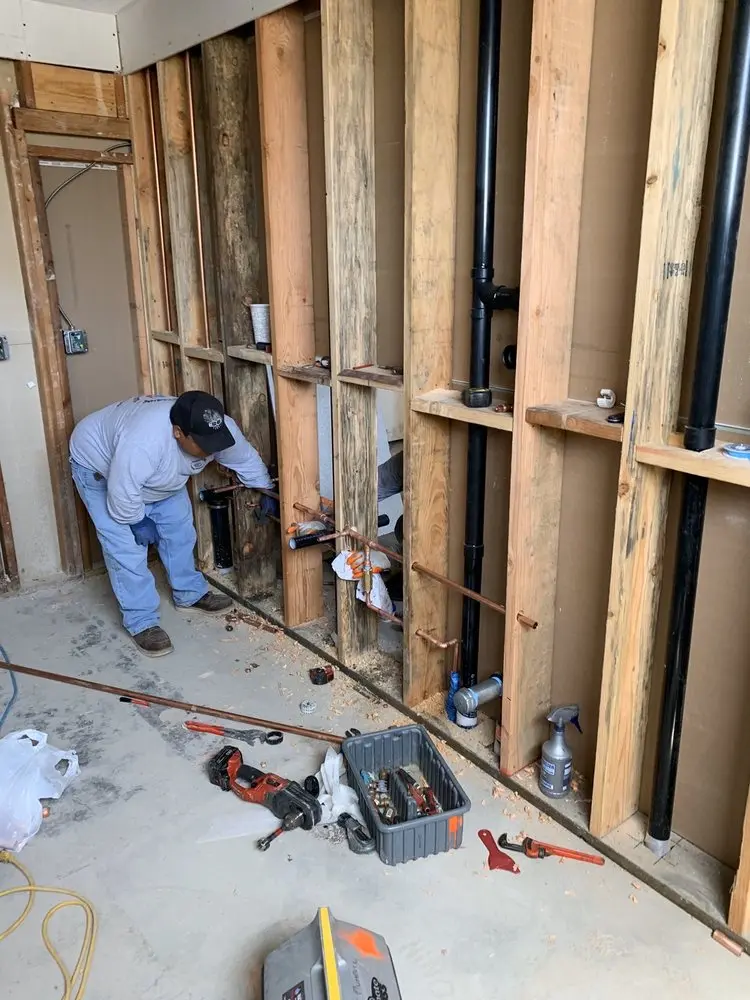 Commercial rough-in plumbing for Gas Line Repair in Downtown Baltimore
